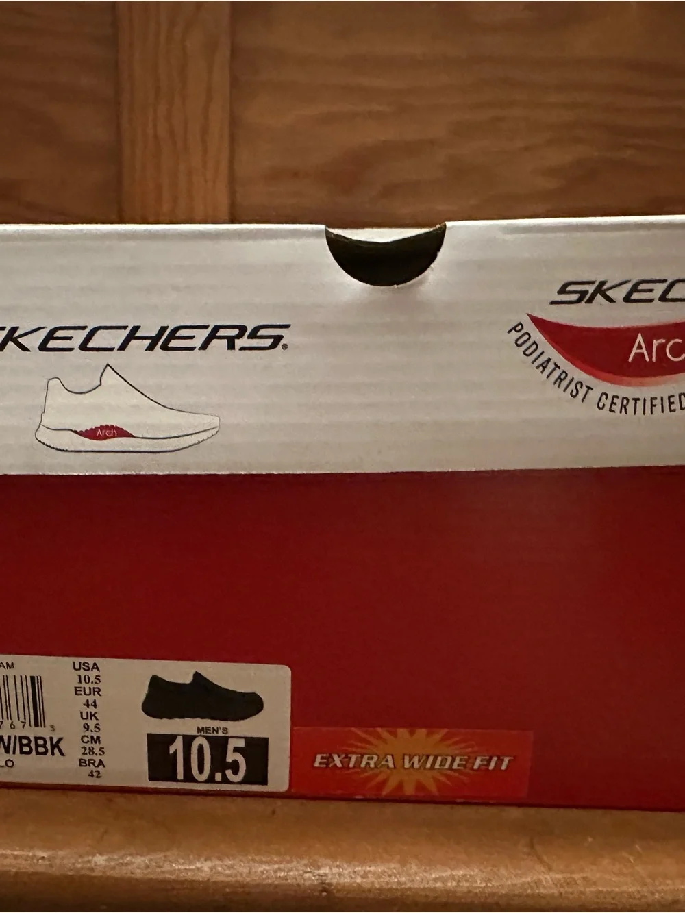 Skechers Men's Black Slip-On Mesh Loafers - 10.5 Extra Wide -NWT in Box